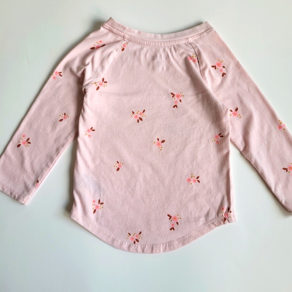 Cat & Jack Toddler Girl Bundle 4 Long Sleeved Graphic Tees size 18M - Picture 5 of 16